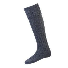 Harris Socks - Blue Lovat by House of Cheviot