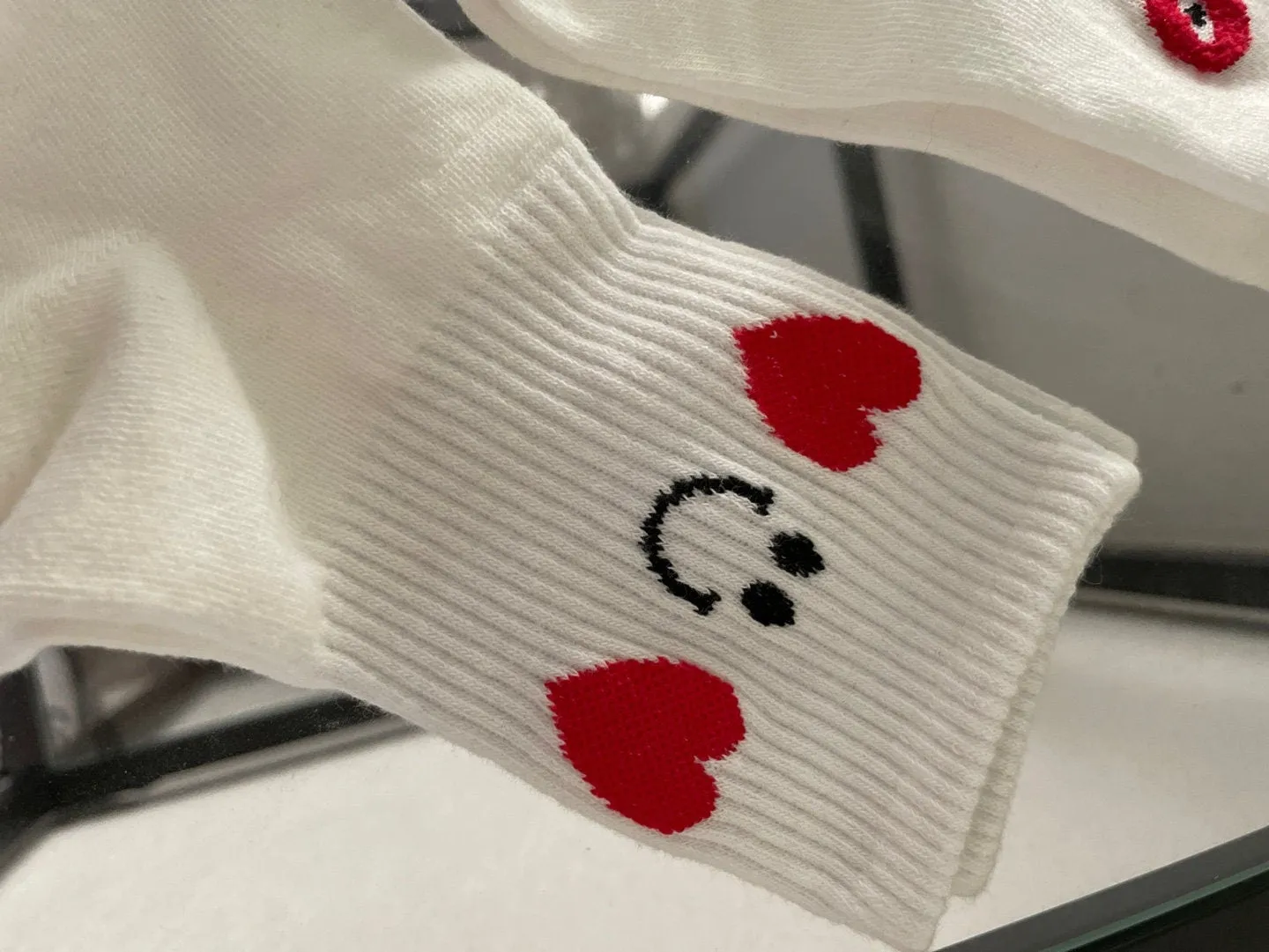 Heart Point Socks, Women Socks, Unisex Socks, Casual Socks, Cotton Socks, Soft S