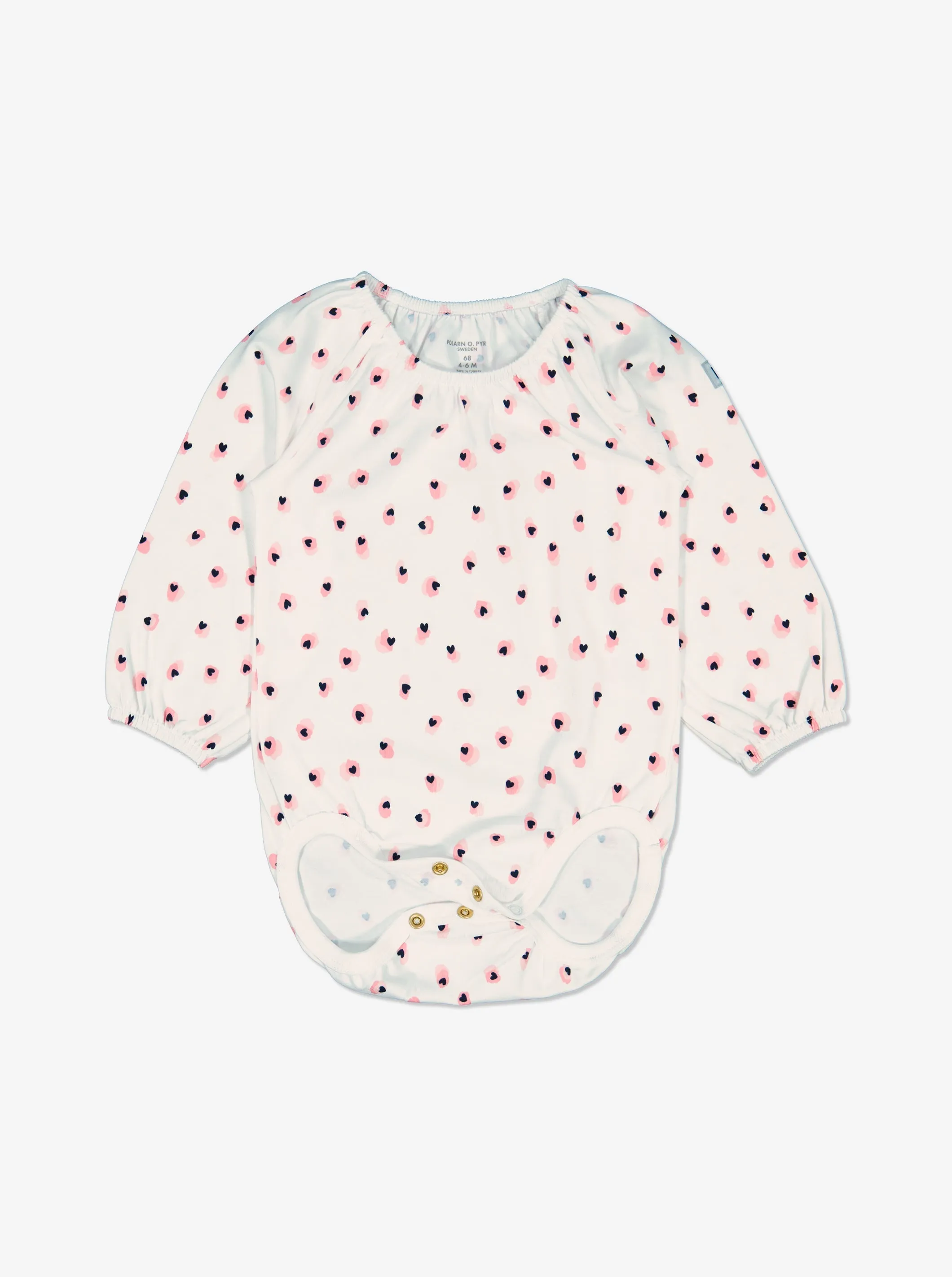 Heart Print  Babygrow