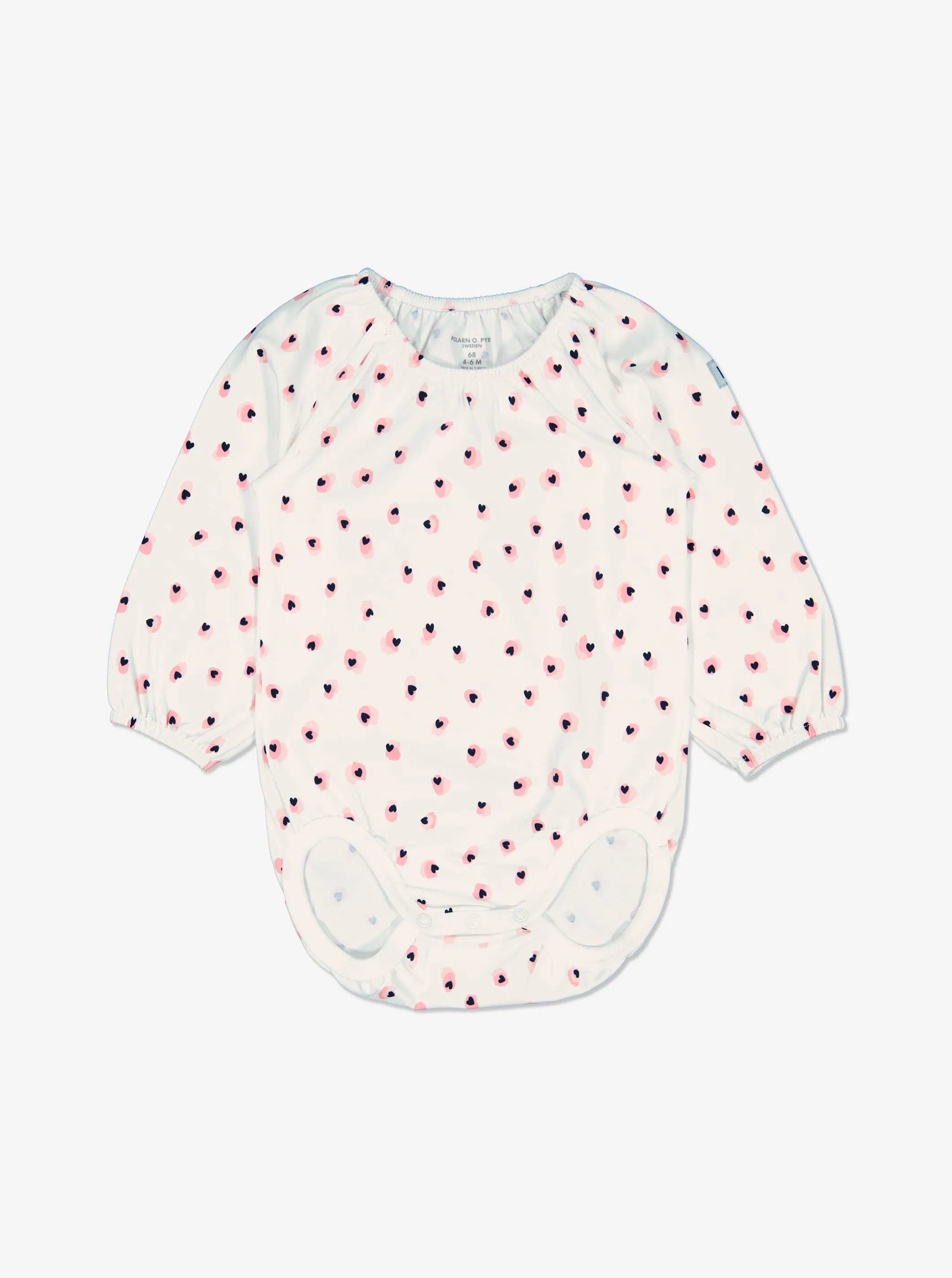 Heart Print  Babygrow