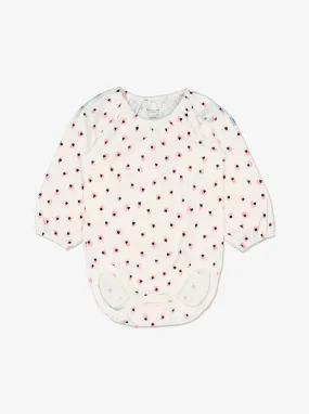 Heart Print  Babygrow