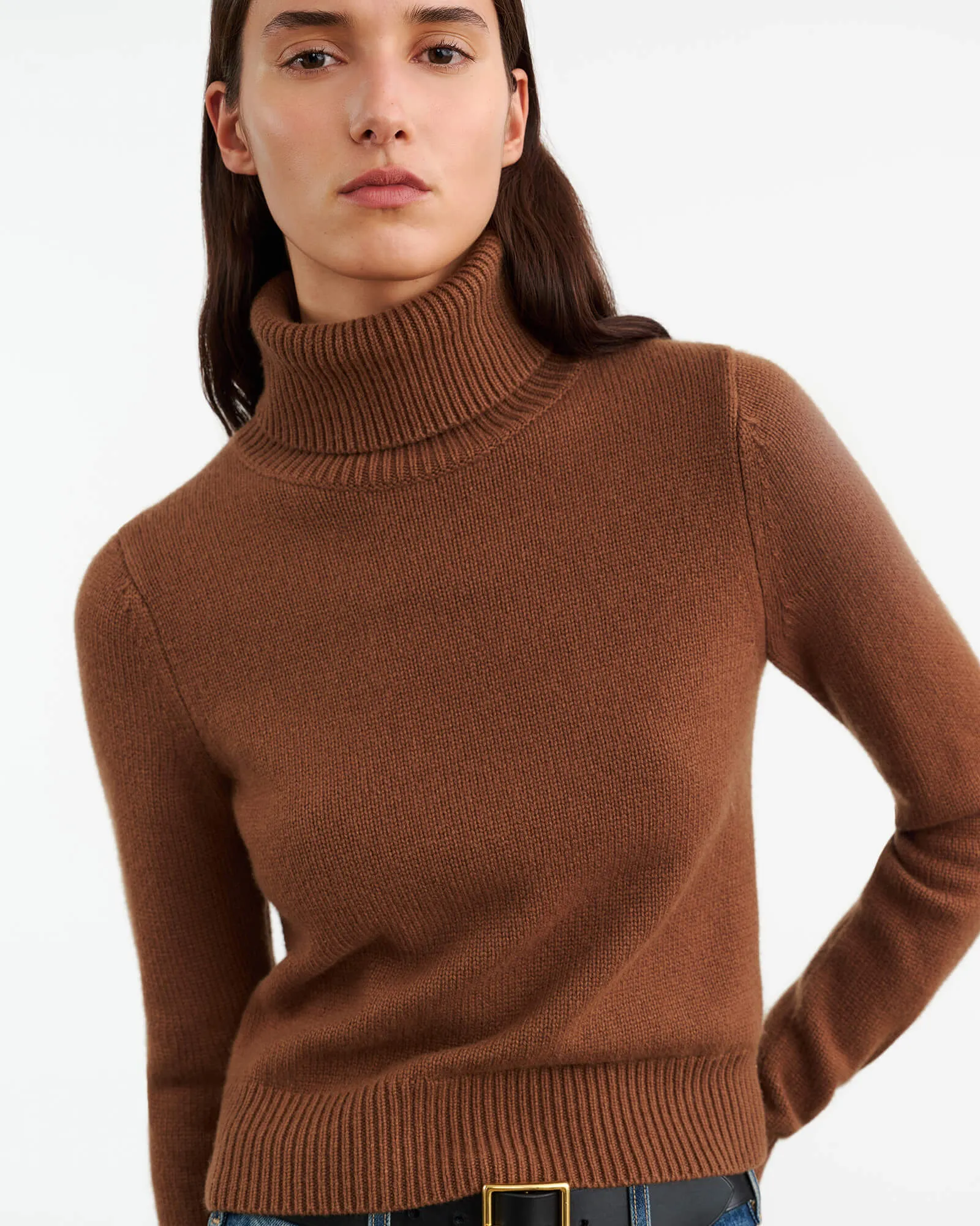 HOLLYN CASHMERE TURTLENECK SWEATER