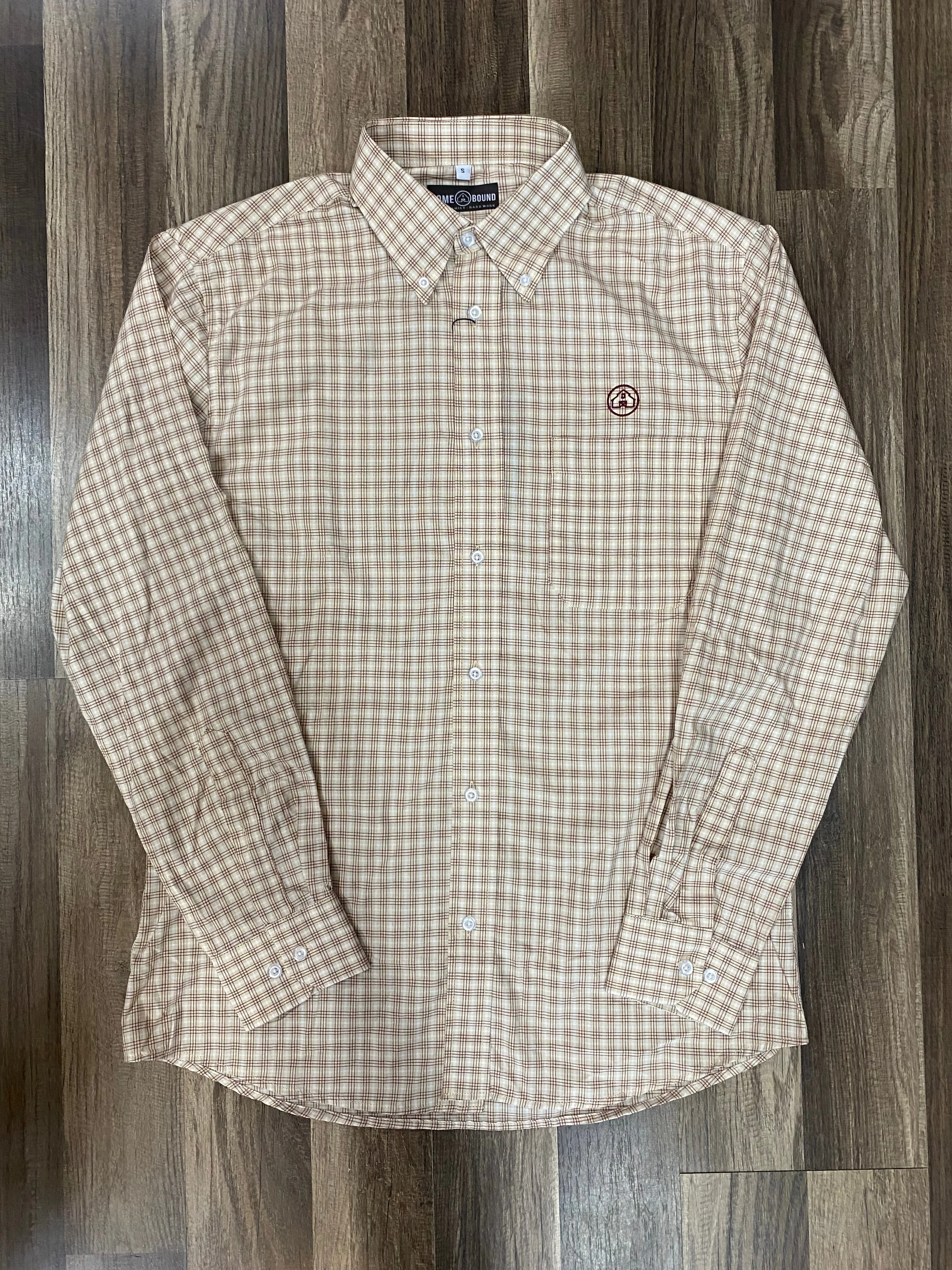 Home Bound Hazelnut Button Down Shirt