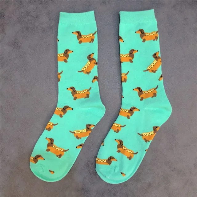 Hot Dog Dachshund Socks