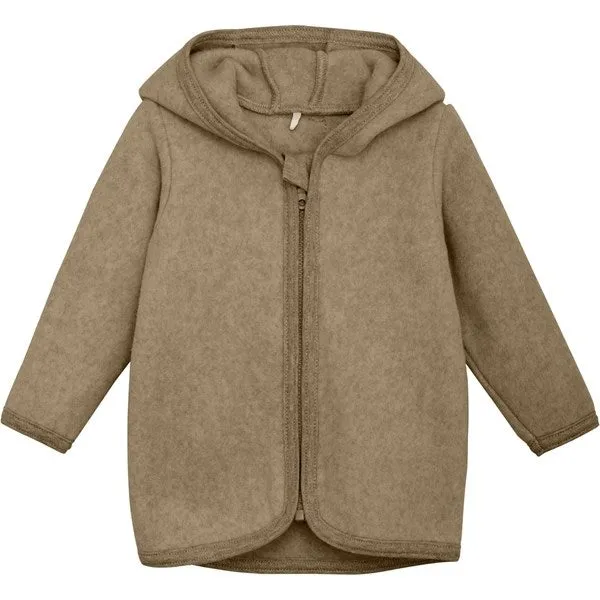 Huttelihut Jacket Ears Cotton Fleece Molé Melange