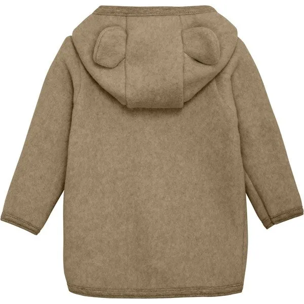 Huttelihut Jacket Ears Cotton Fleece Molé Melange