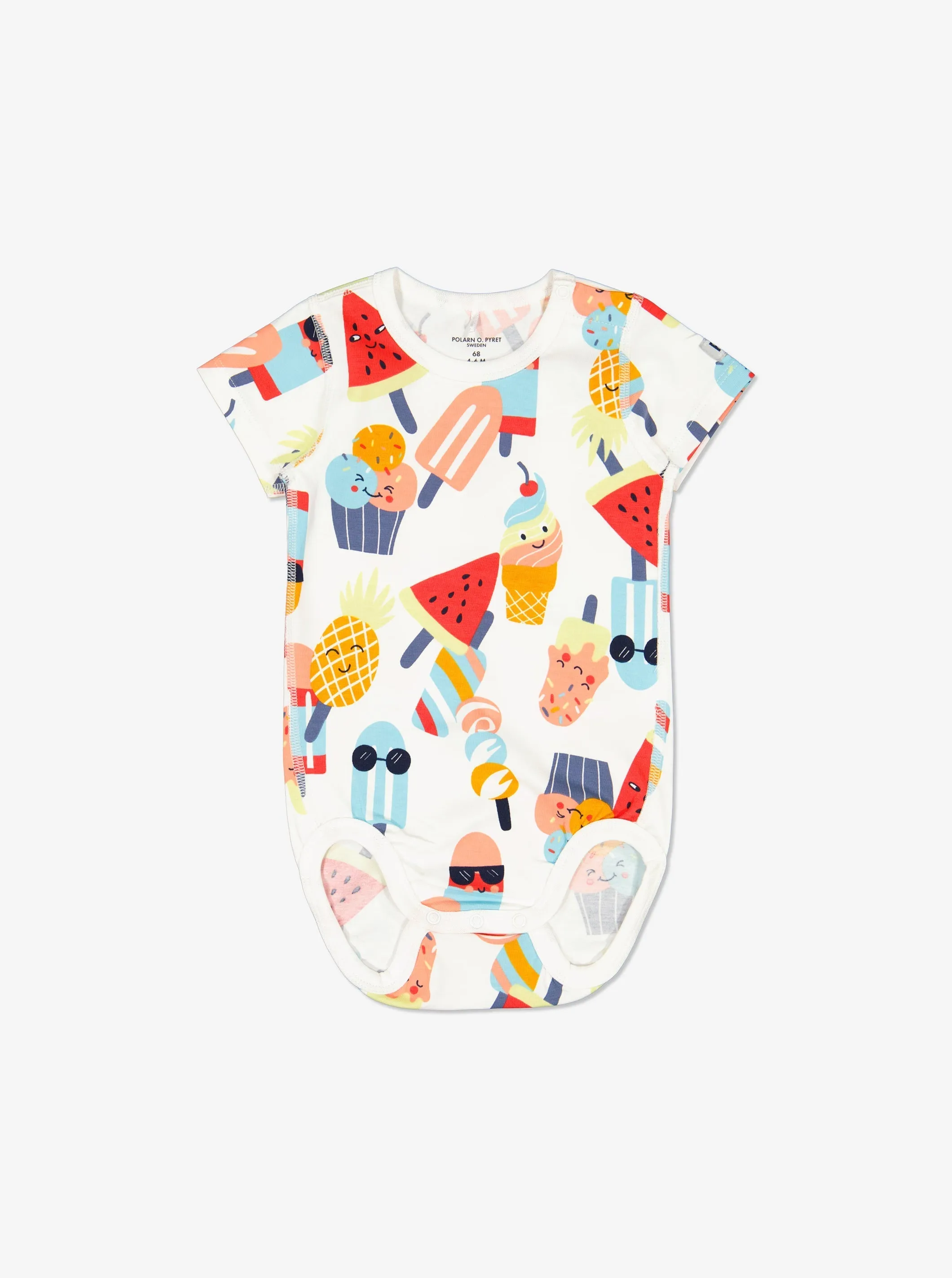 Ice Cream Print Babygrow