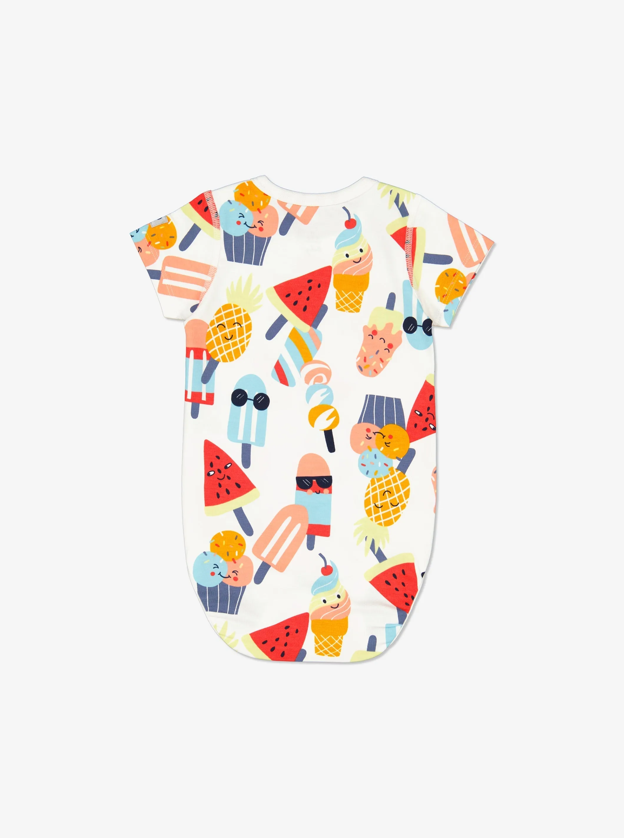 Ice Cream Print Babygrow