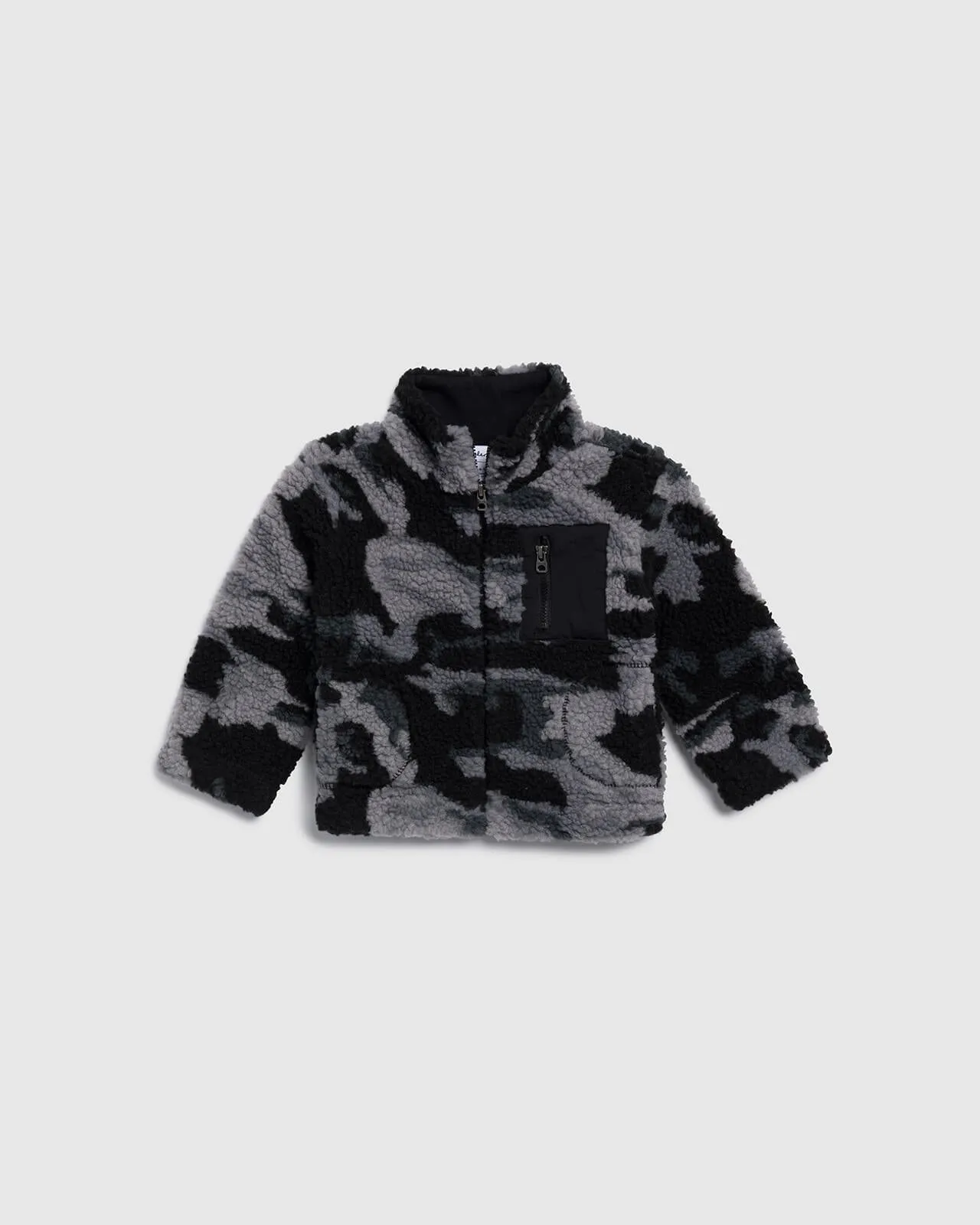 Infant Boy Camo Sherpa Jacket