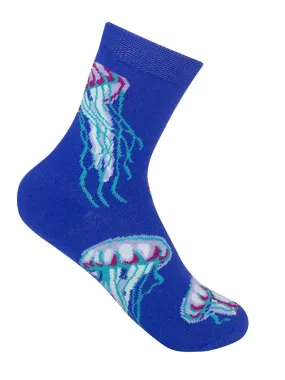 Jellyfish Kids' Crew Socks (Age 7-10)