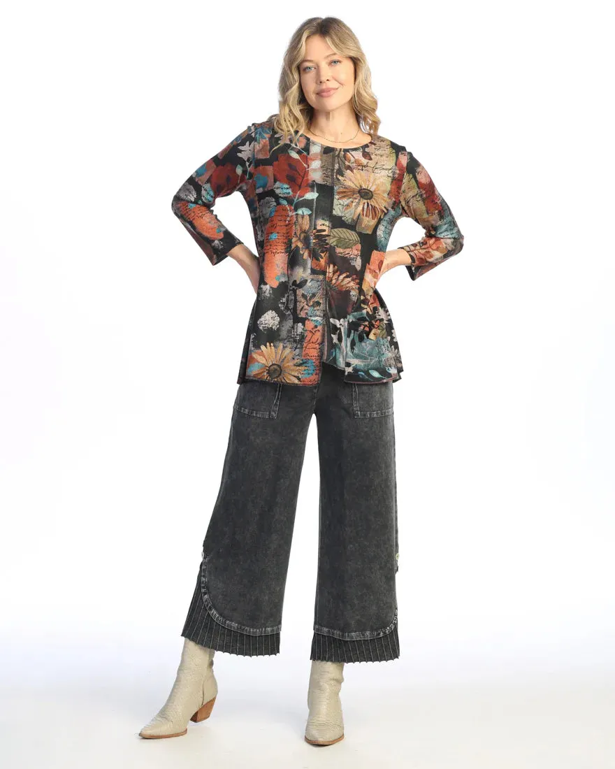 Jess & Jane FB2-1973 Lisa Printed French Brush Tunic