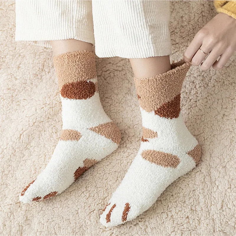 Kawaii Animal Paw Socks