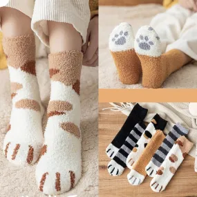 Kawaii Animal Paw Socks