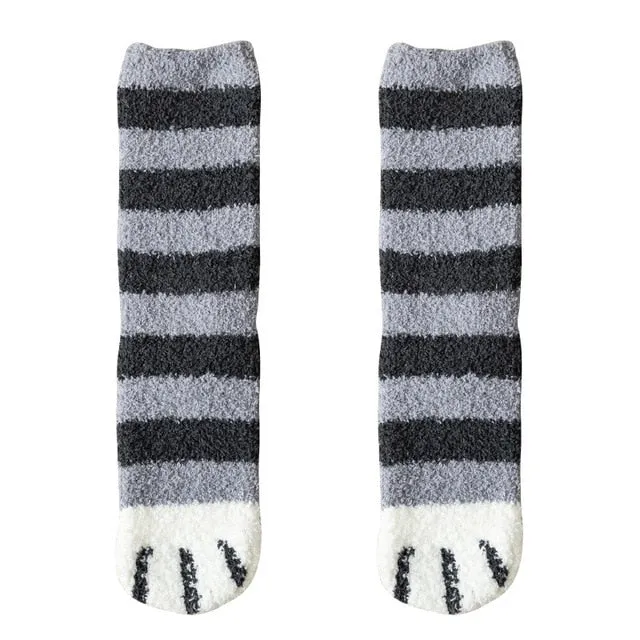 Kawaii Animal Paw Socks