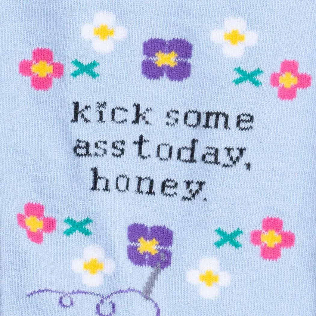 Kick Some Ass Today, Honey Unisex Stretch-It Knee Highs