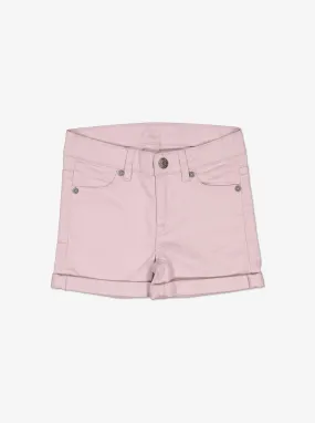 Kids Pink Denim Shorts