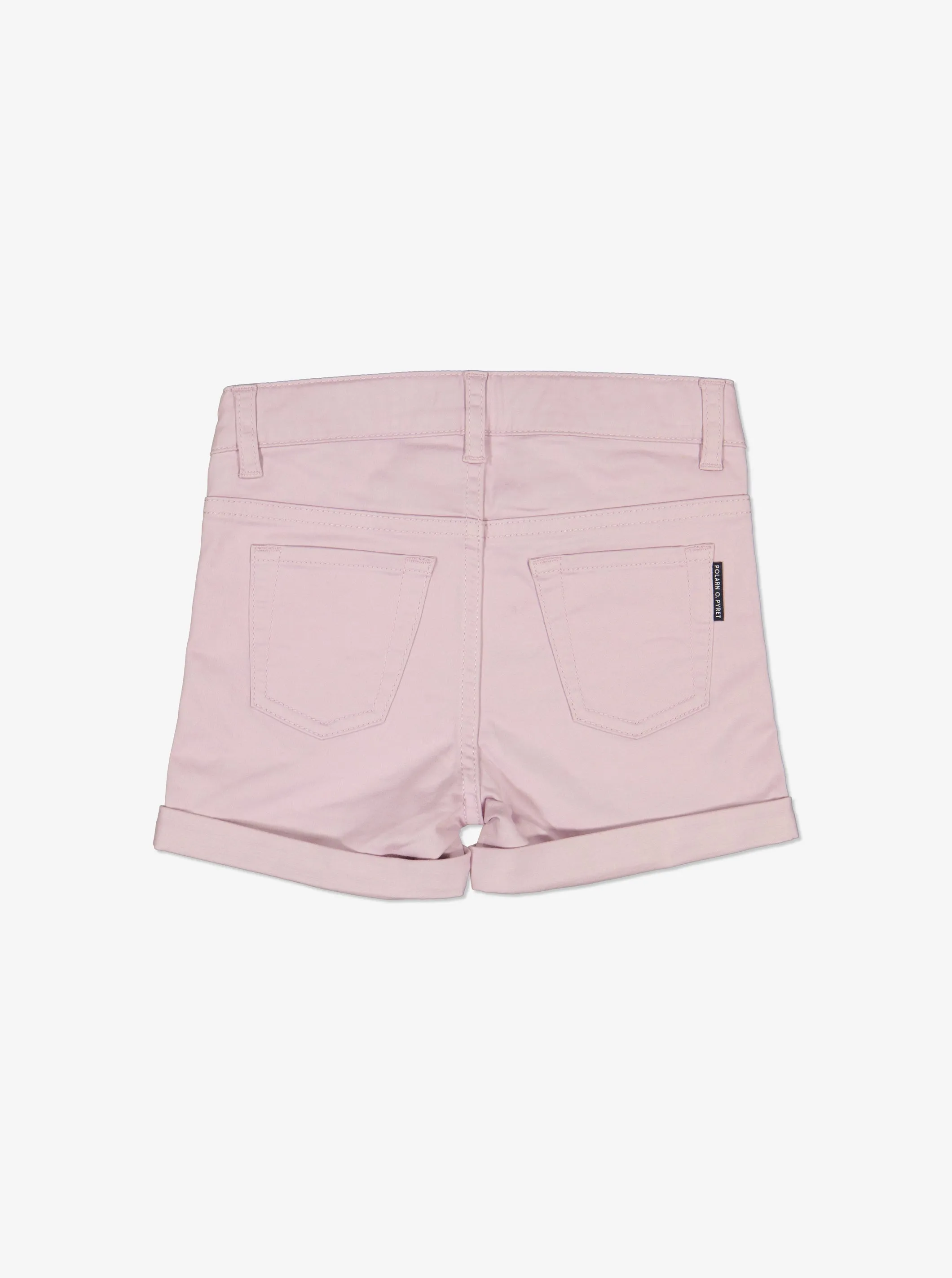 Kids Pink Denim Shorts