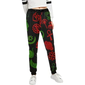 KMT WORLD Women's All Over Print Sweatpants