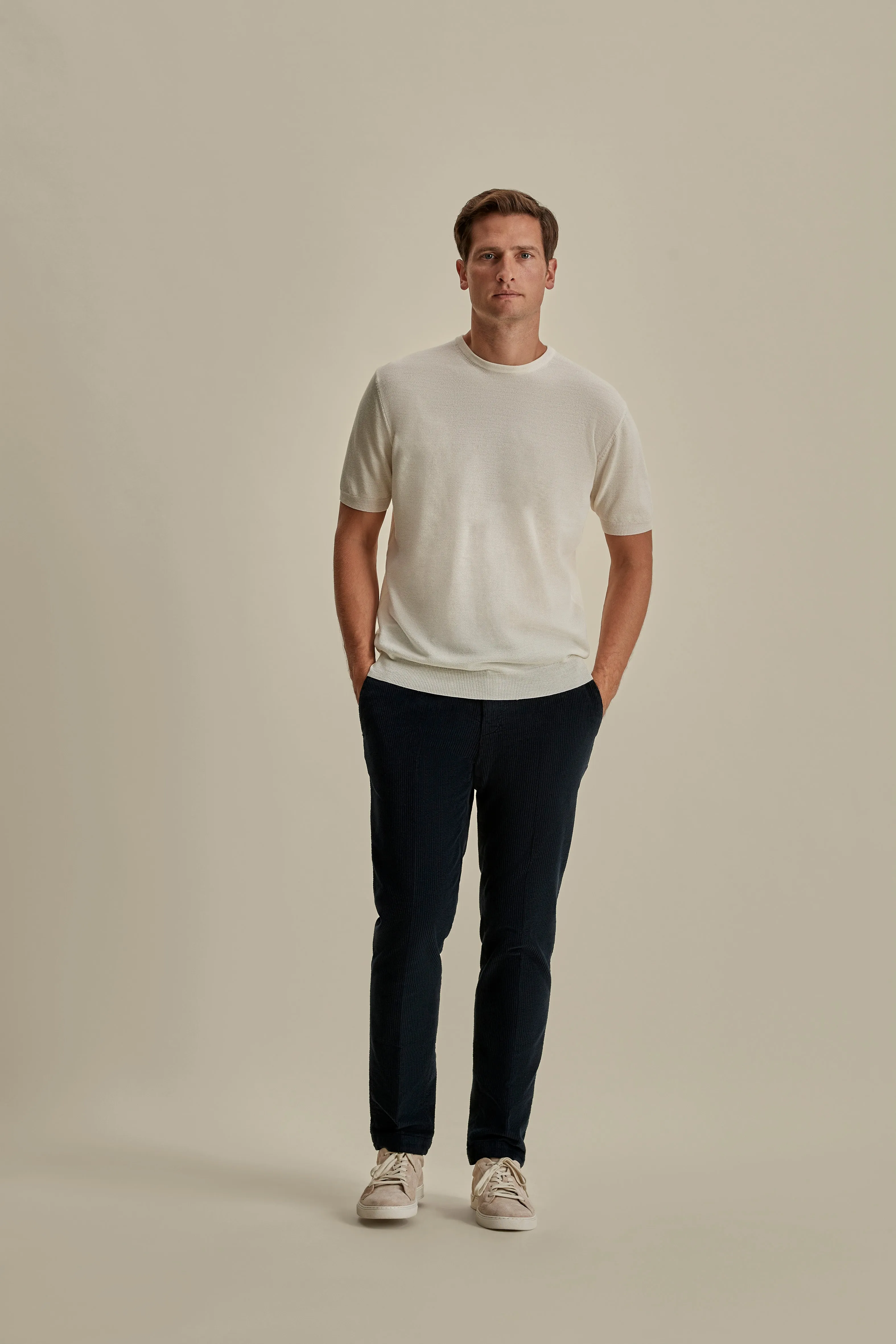 Knitted Merino Wool T-Shirt