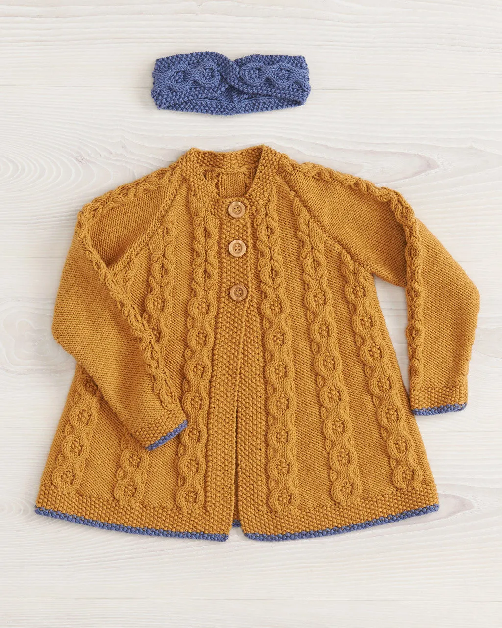 Knitting Pattern Swing Jacket & Headband