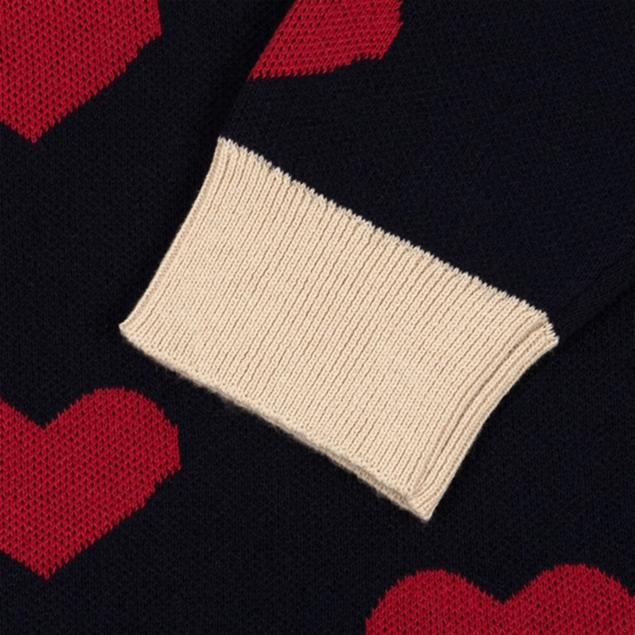 Konges Sløjd Navy Heart Lapis Knit Dress