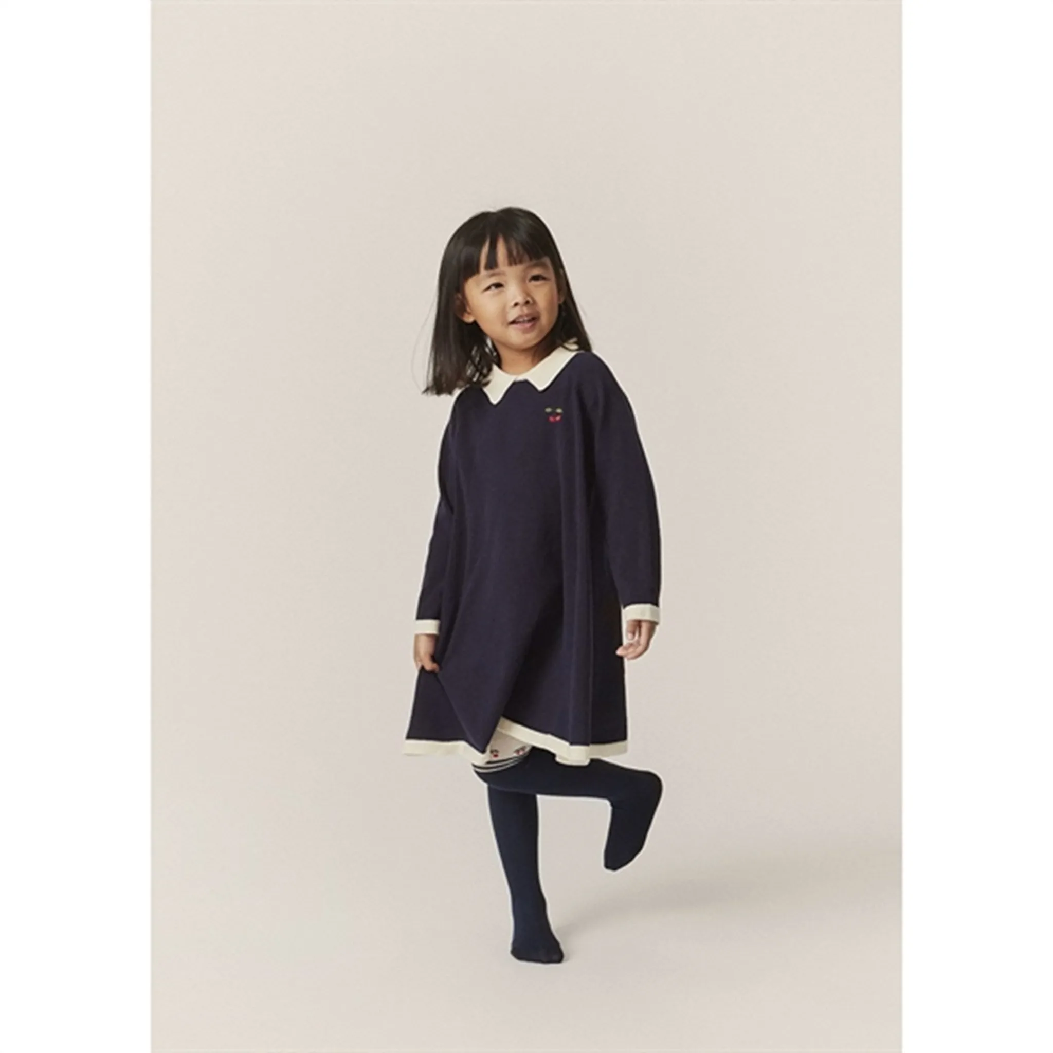 Konges Sløjd Navy Venton Knit Dress