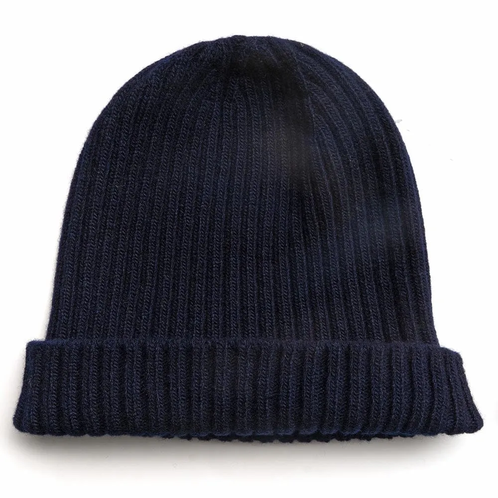 Lambswool Rib Beanie