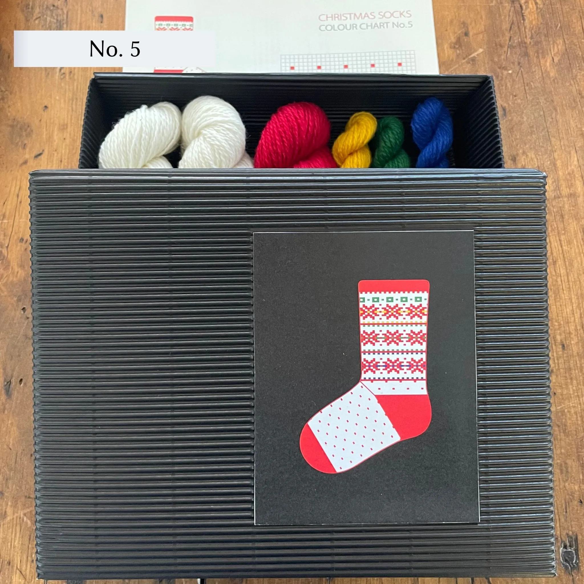 Latvian Christmas Socks Kit