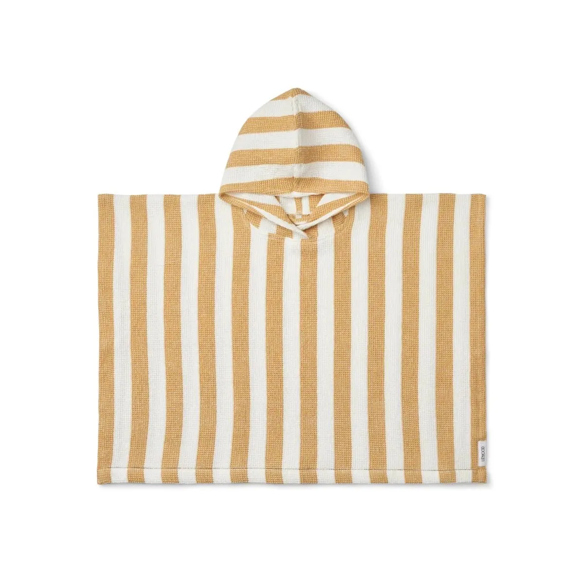 Liewood Paco Junior Poncho Y/D stripes White / Yellow mellow