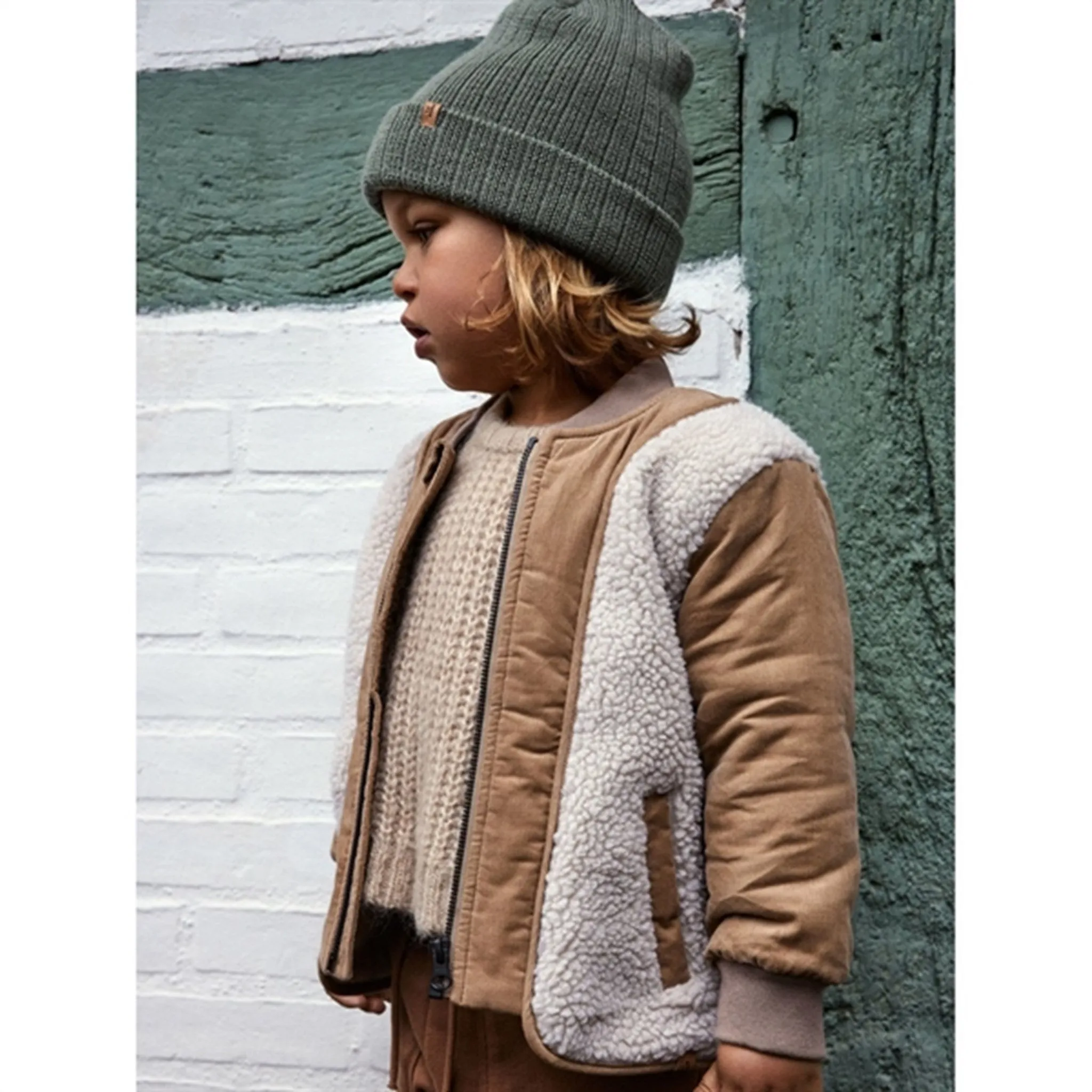 Lil'Atelier Fog Nalo Bomber Sherpa Jacket