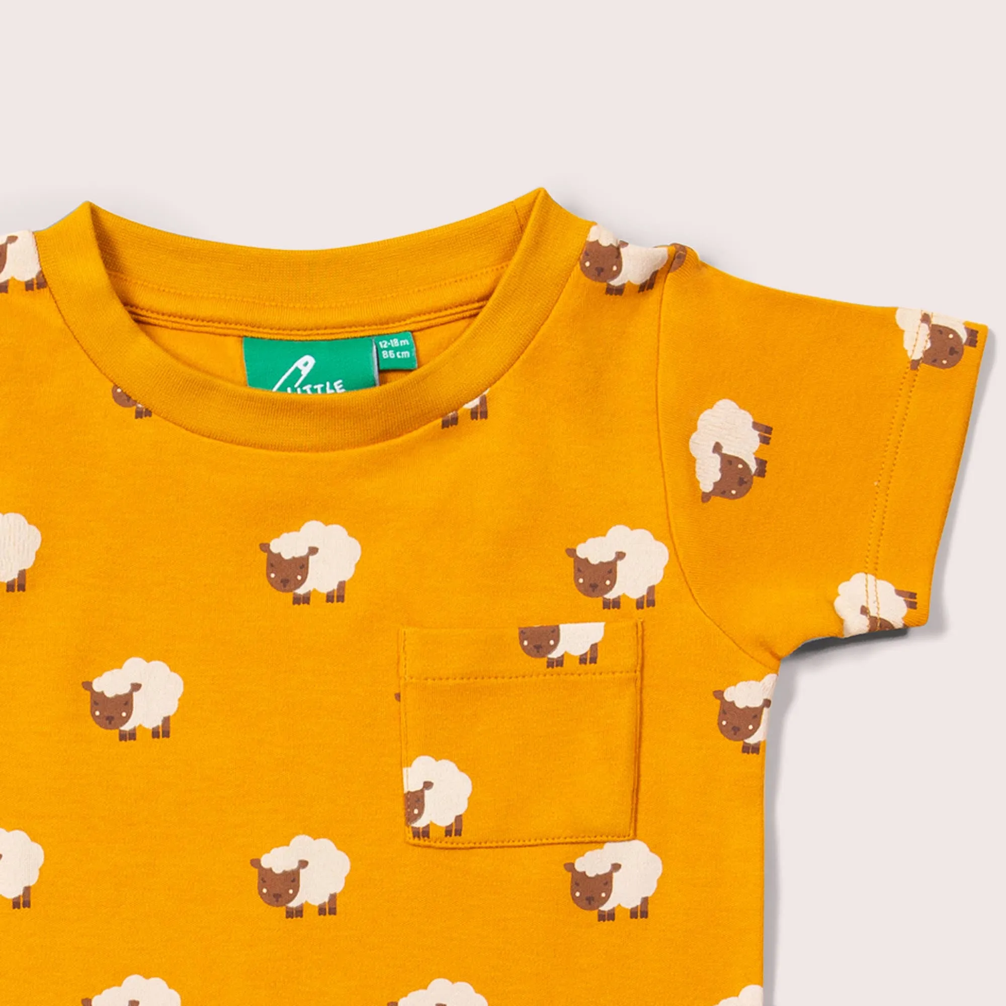 Little Green Radicals - Counting Sheep Organic T-Shirt & Jogger Playset