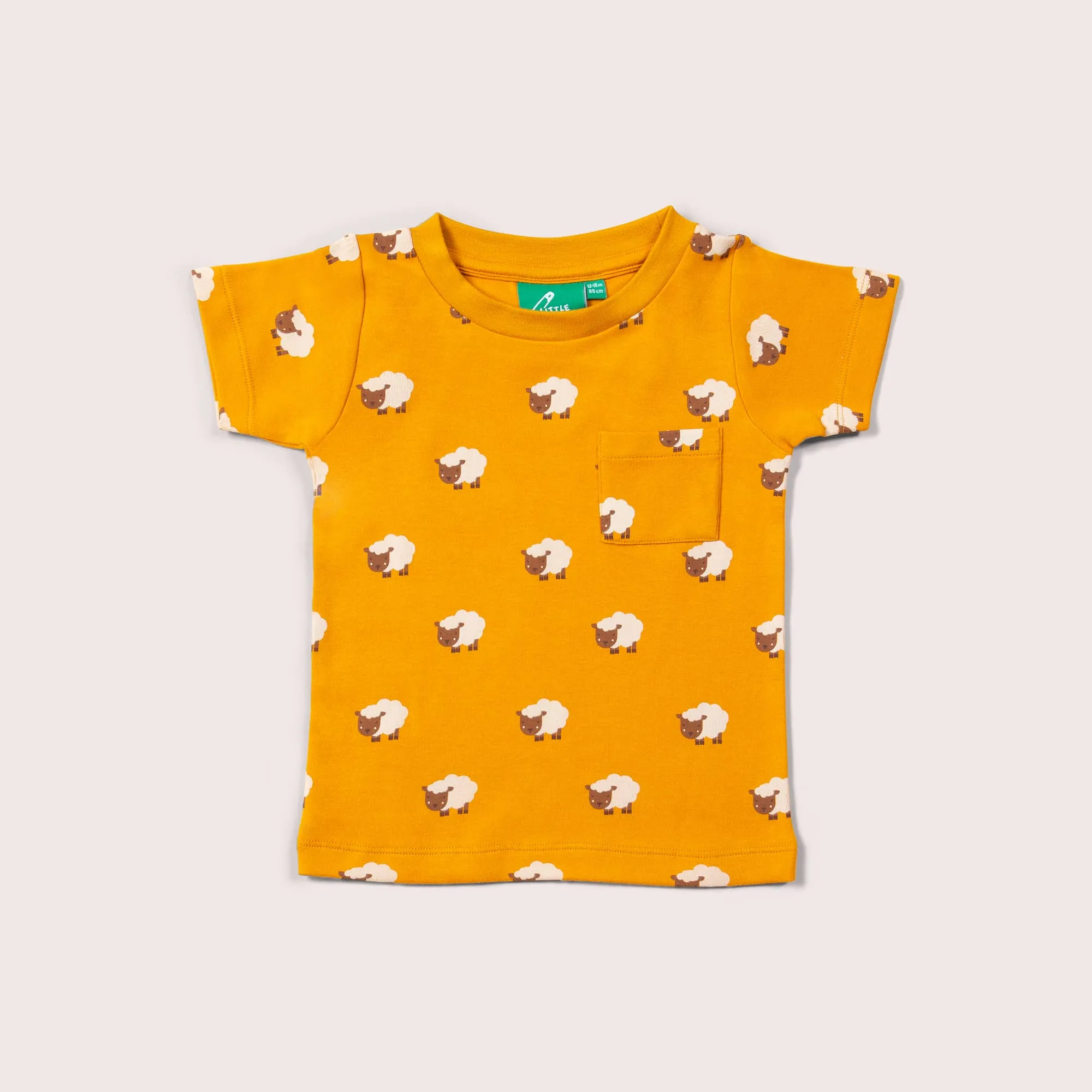 Little Green Radicals - Counting Sheep Organic T-Shirt & Jogger Playset