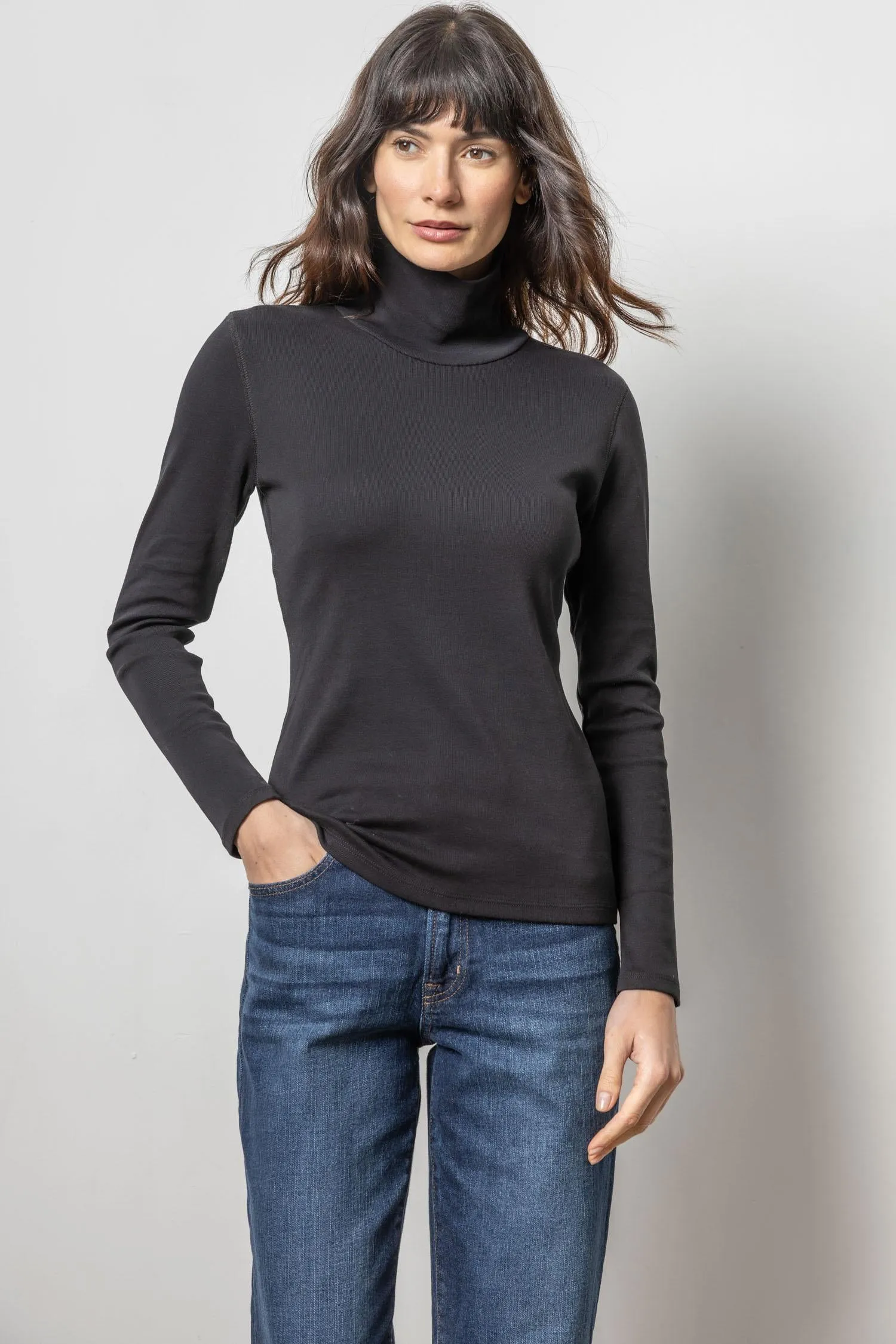 Long Sleeve Turtleneck Tee