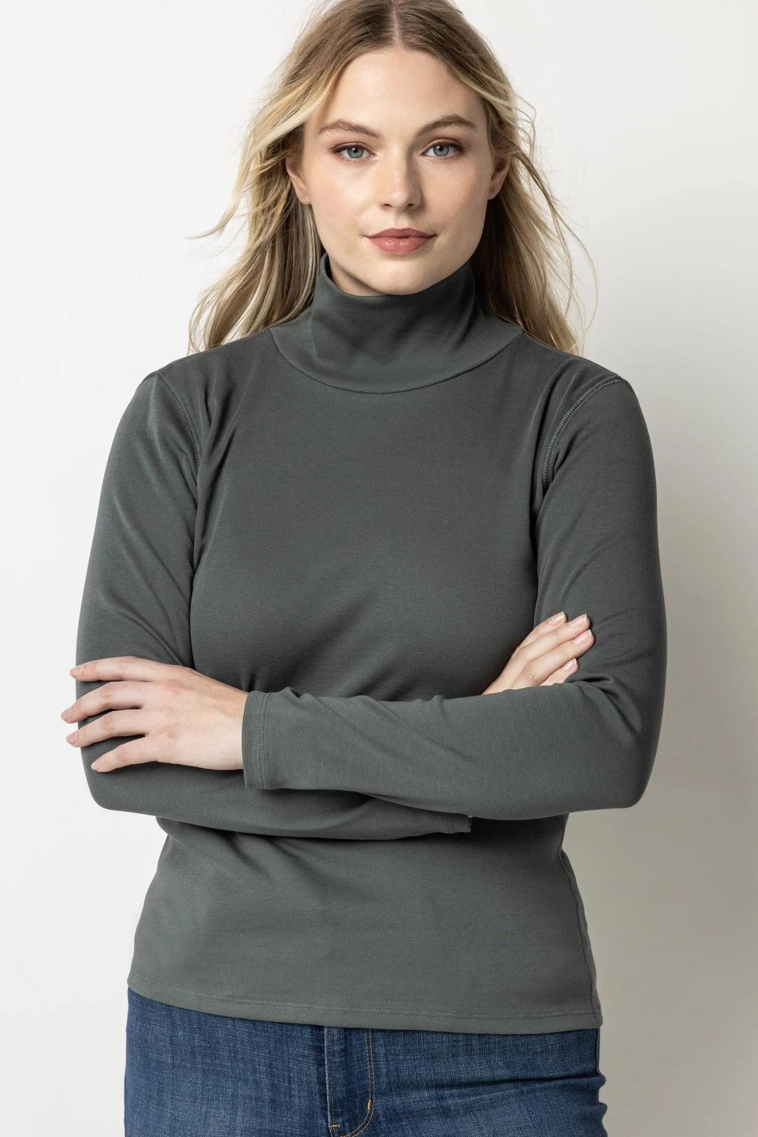 Long Sleeve Turtleneck Tee