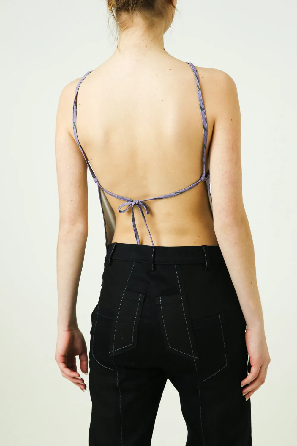 Loose tank top with thin straps