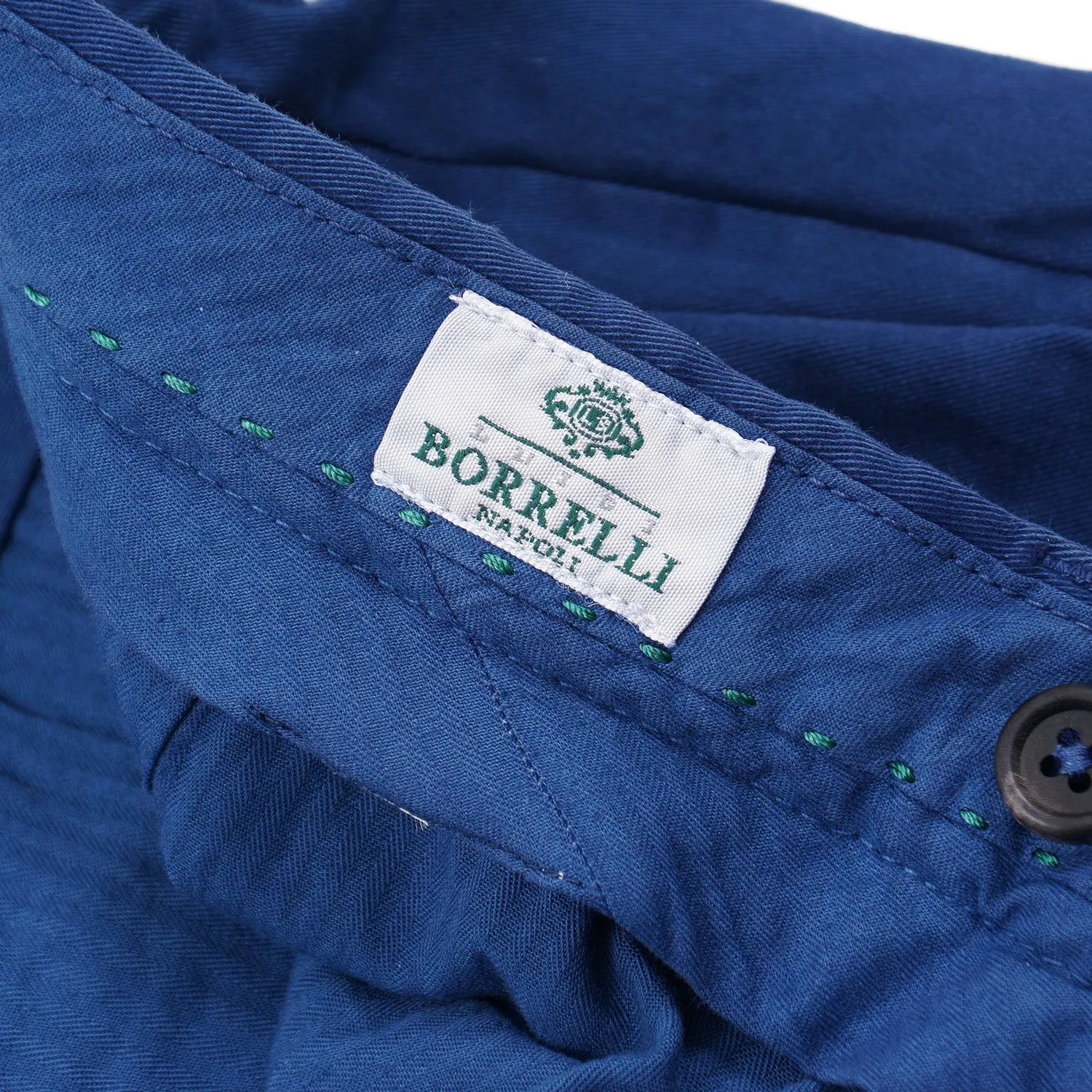 Luigi Borrelli Regular-Fit Cotton Pants