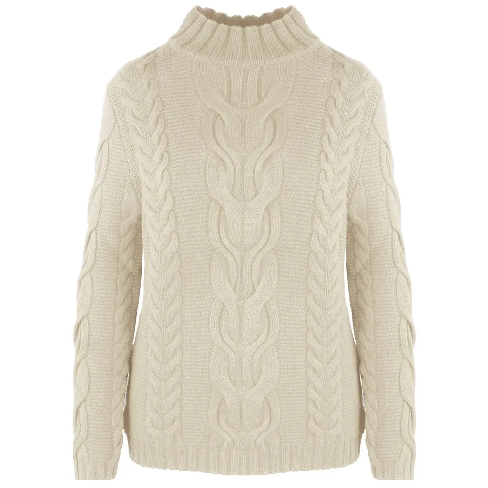 Malo Beige Wool Sweater