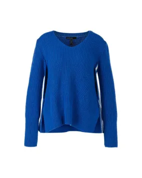 Marc Cain Wool Blend Ribbed Pullover