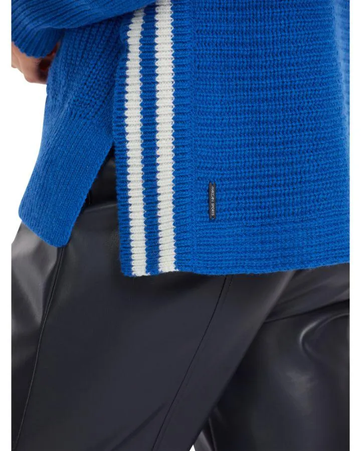 Marc Cain Wool Blend Ribbed Pullover