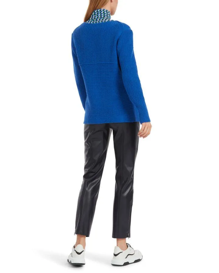 Marc Cain Wool Blend Ribbed Pullover