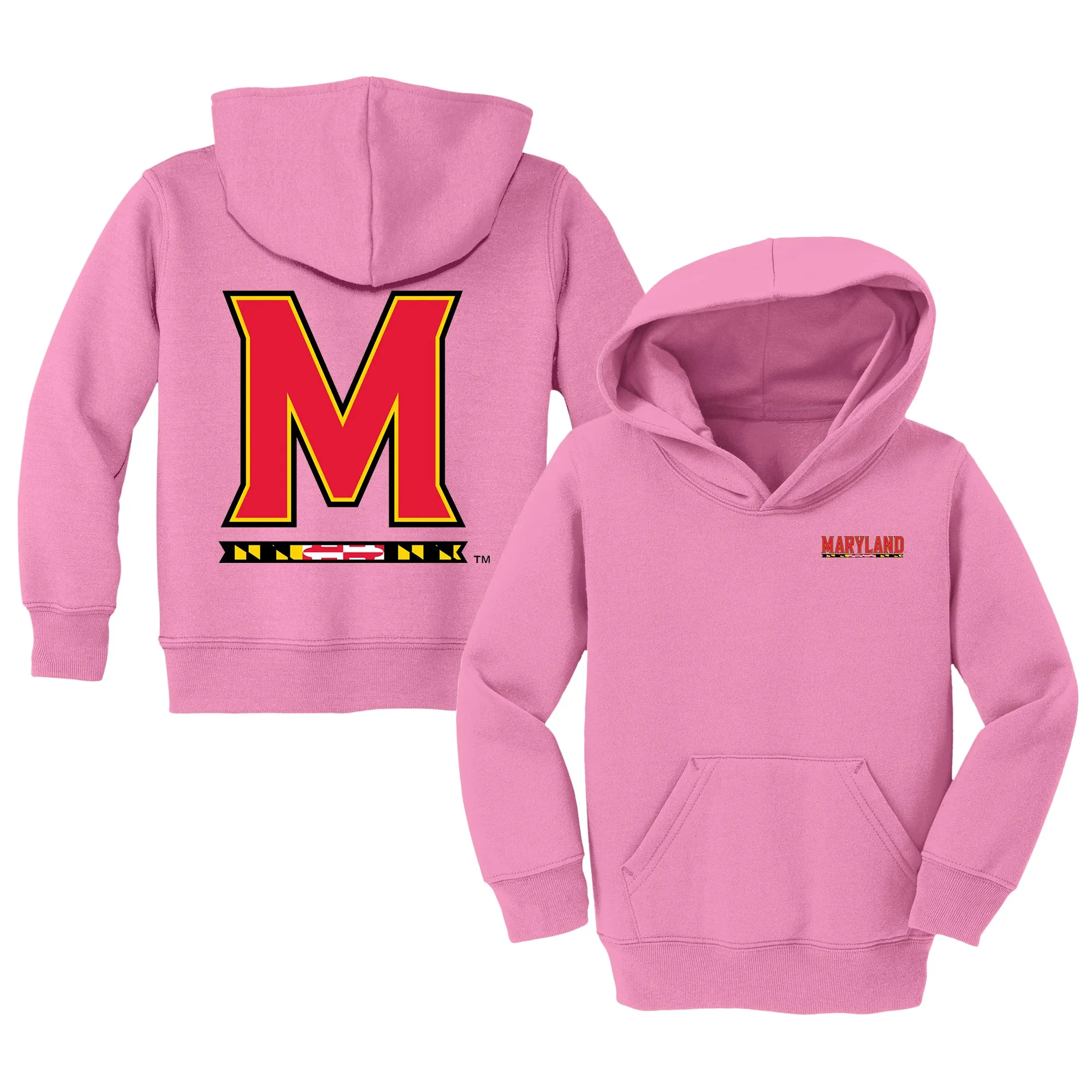 Maryland Terrapins Logo Toddler Pullover Sweatshirt