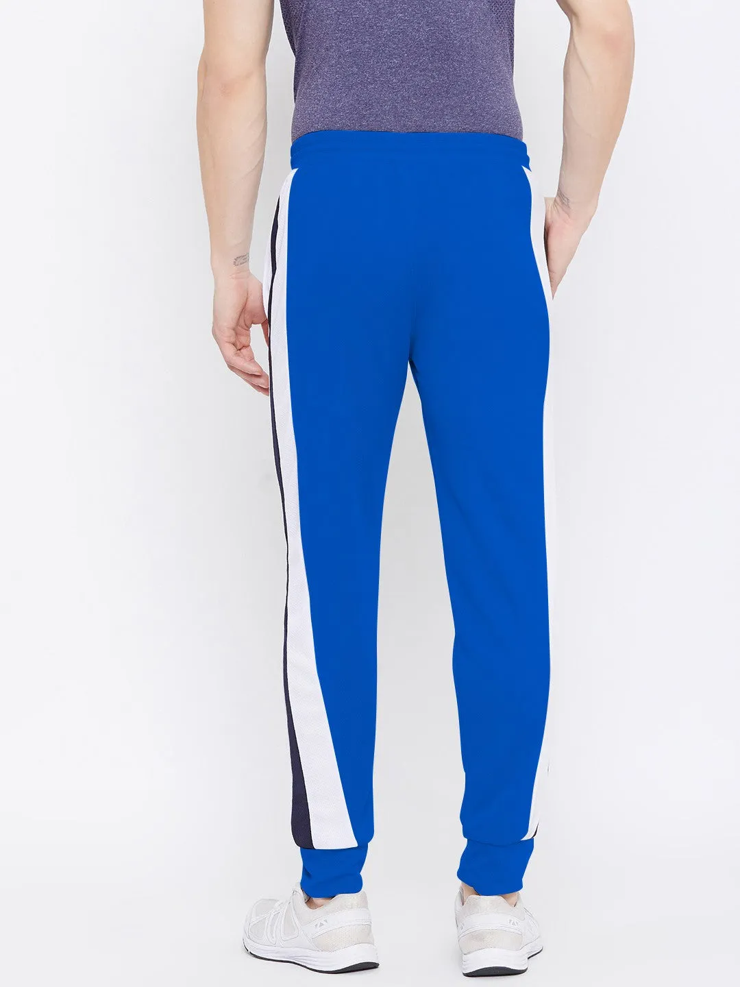 Men Solid Blue Hiking Track Pants (Pack of 1)