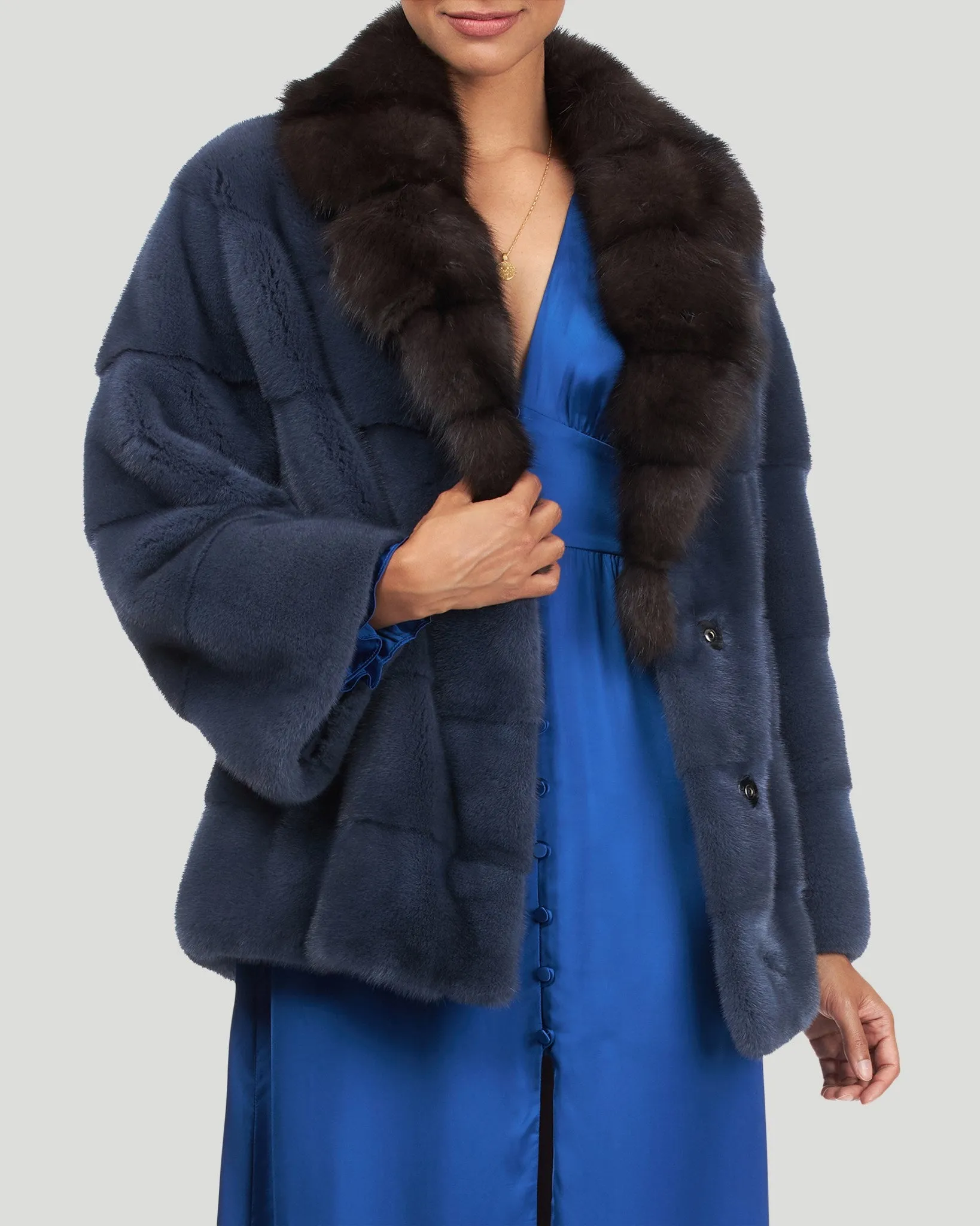 Mink Jacket with Sable Collar