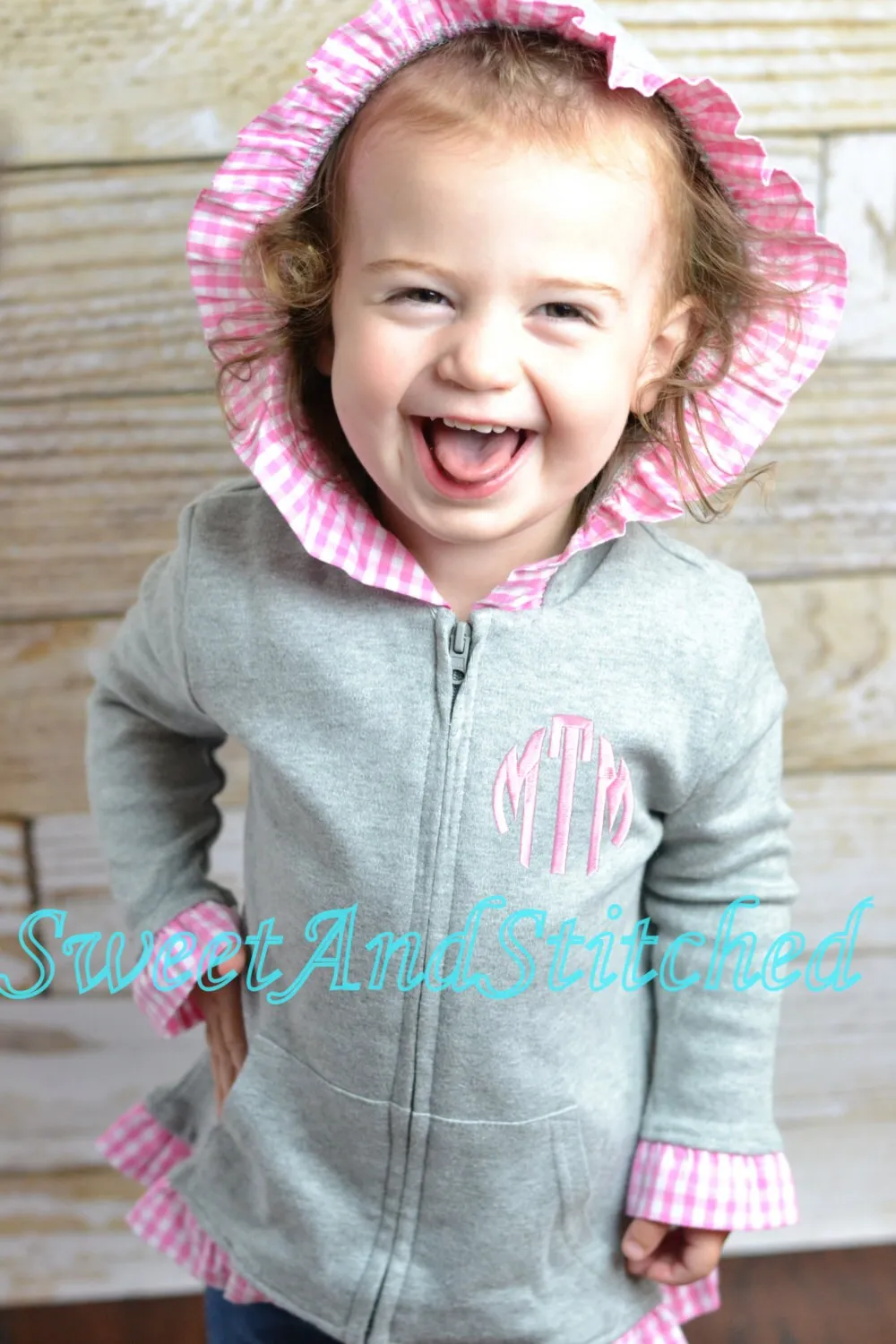 Monogrammed Girls Jacket, Monogrammed zip up hoodie, Monogrammed sweatshirt or pullover - Girls fall jacket, Monogrammed Christmas jacket