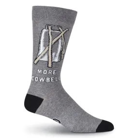 More Cowbell Men's Crew Socks