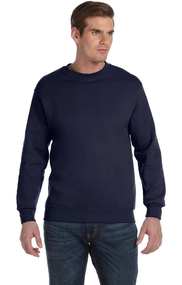 Navy Blue Adult Unisex DryBlend® 9 oz., 50/50 Fleece Crew