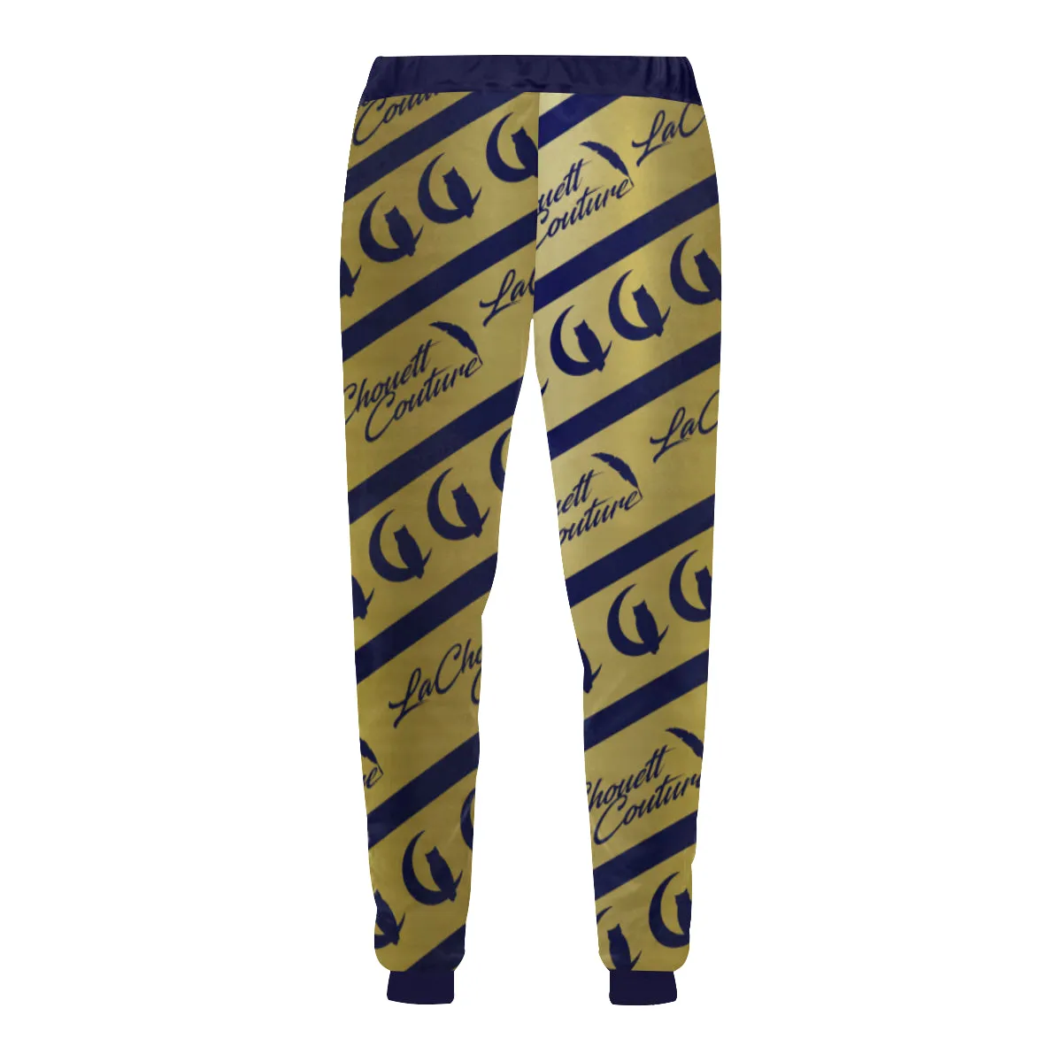 NICE ONE BLUGLD Men's All Over Print Sweatpants