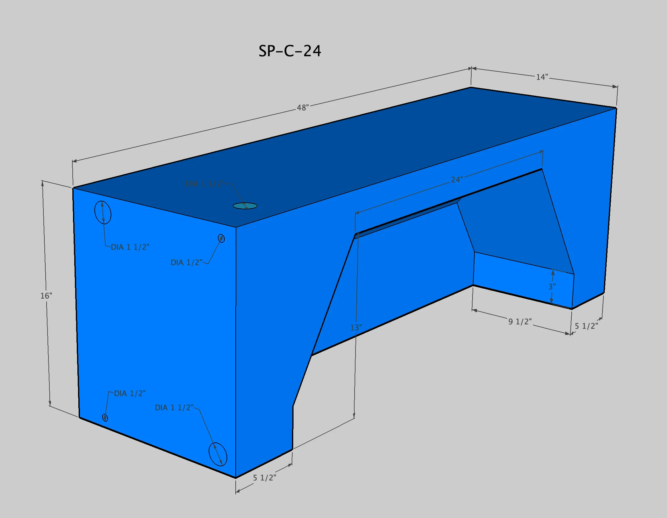 Northwest Conversions 24 GALLON WATER TANK SP-C-24