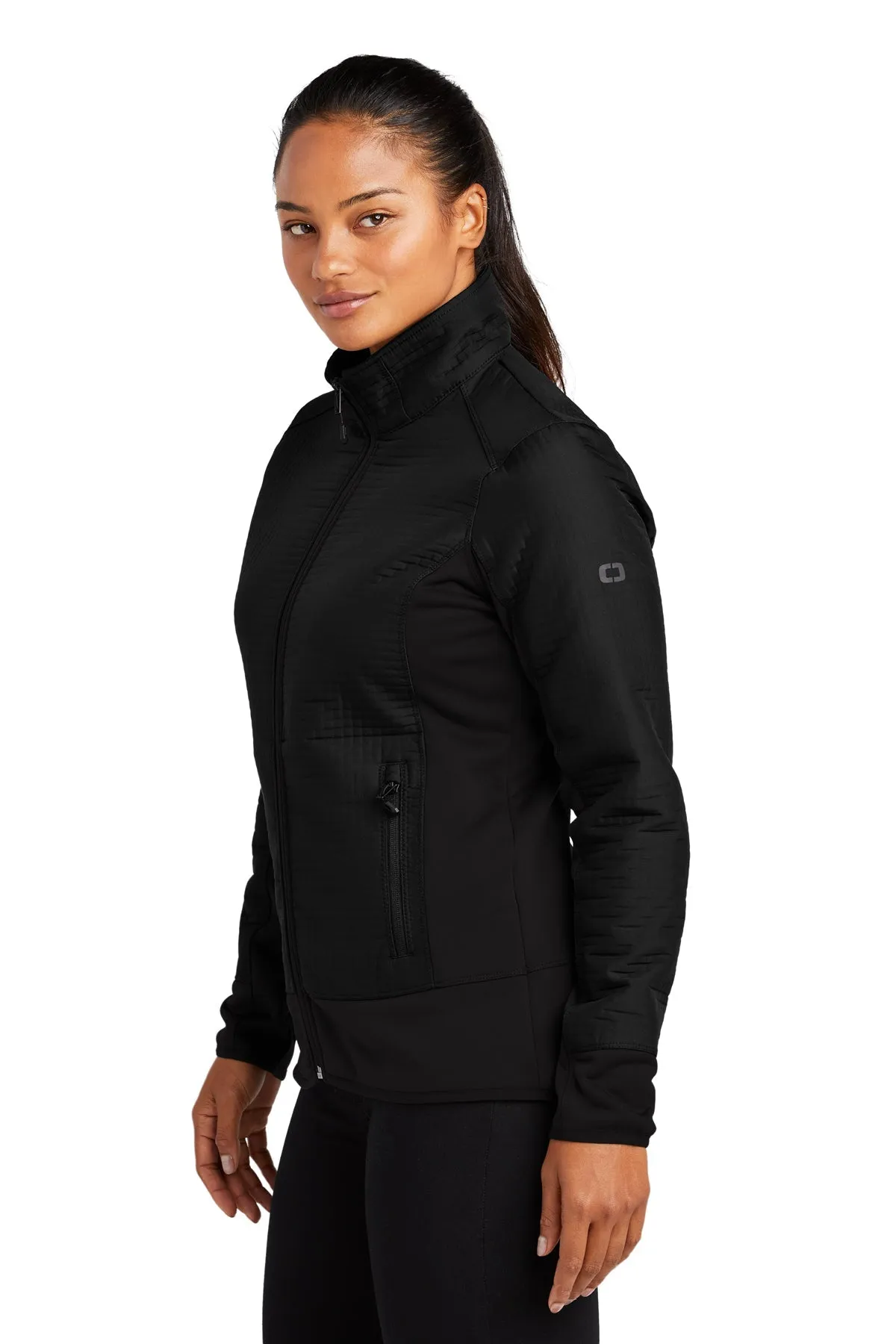 OGIO Ladies Trax Customized Fleece Jackets, Blacktop