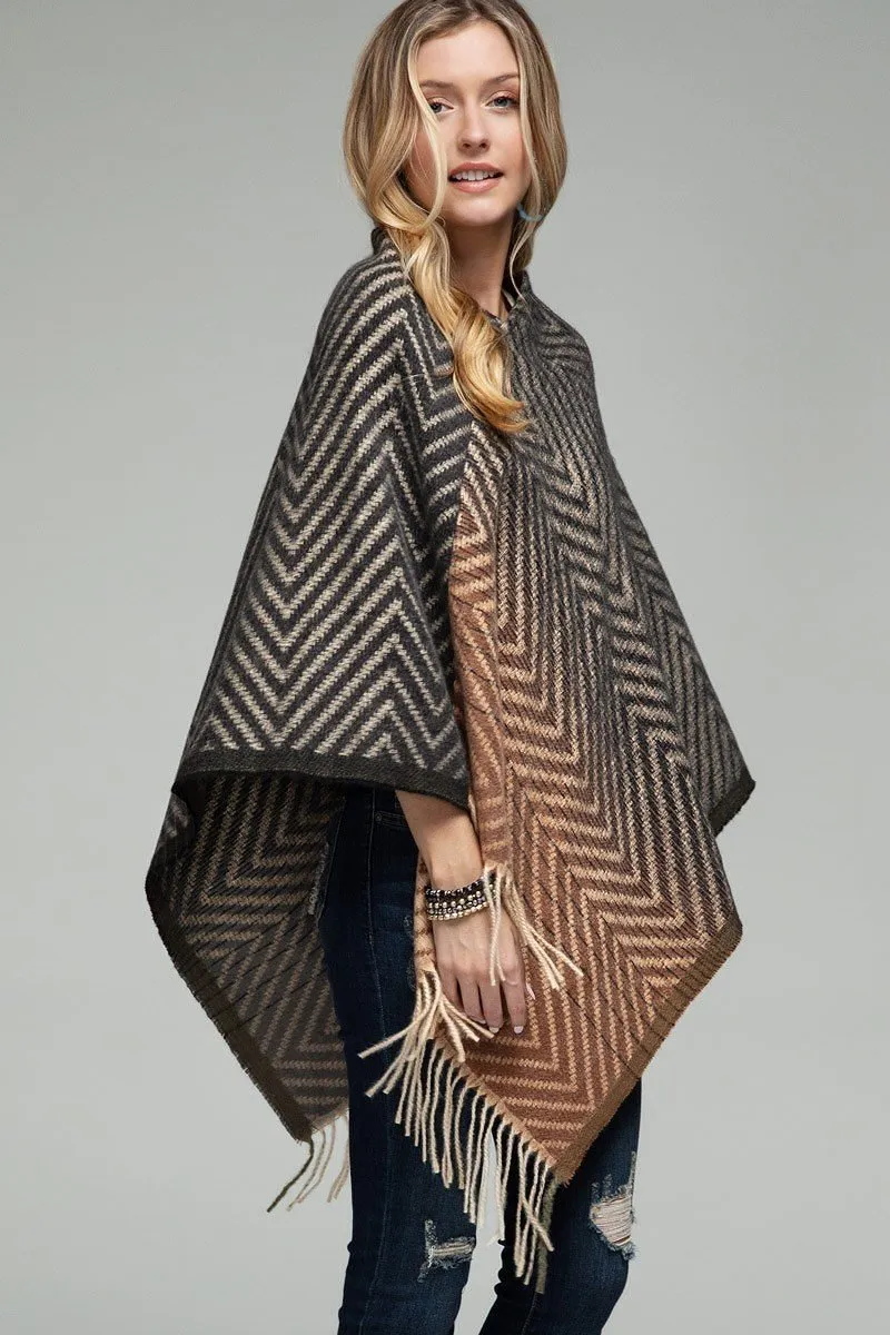 Ombre Poncho